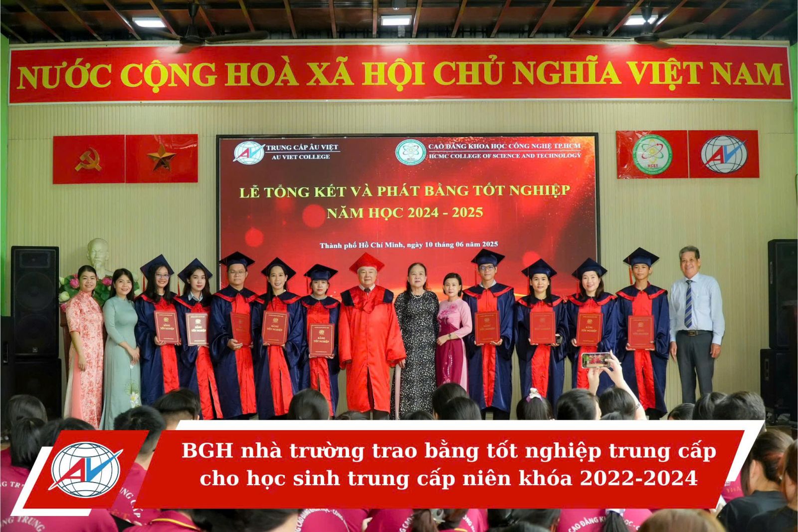 Lễ tổng kết năm học 2024–2025 và Lễ tốt nghiệp Trung cấp niên khóa 2022–2024